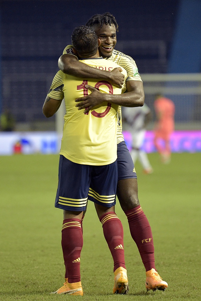 哥伦比亚击败委内瑞拉取得胜利